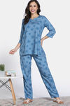 Zivame Woven Pyjama Set - Niagara — thumbnail 2