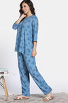 Zivame Woven Pyjama Set - Niagara — thumbnail 3