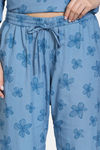 Zivame Woven Pyjama Set - Niagara — thumbnail 7