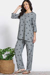 Zivame Woven Pyjama Set - Skyrocket — thumbnail 3