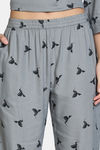 Zivame Woven Pyjama Set - Skyrocket — thumbnail 6