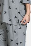 Zivame Woven Pyjama Set - Skyrocket — thumbnail 7