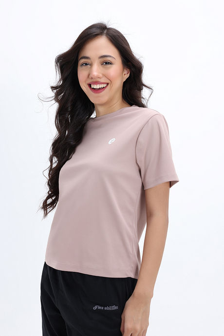 Zivame Knit Poly Loungewear Top - Fawn — image 3