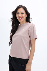 Zivame Knit Poly Loungewear Top - Fawn — thumbnail 3