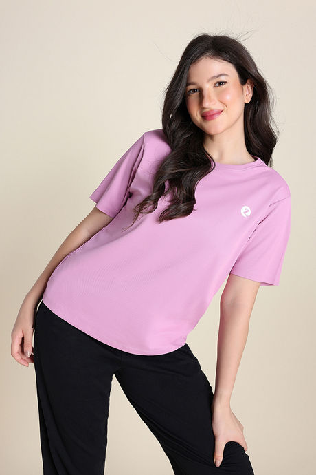 Zivame Knit Poly Loungewear Top - Polignac — image 2