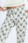 Zivame Mickey and Friends Knit Cotton Pyjama Set - Almost Aqua — thumbnail 6