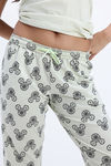 Zivame Mickey and Friends Knit Cotton Pyjama Set - Almost Aqua — thumbnail 7