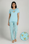Zivame Knit Cotton Pyjama Set - Atomizer1 — thumbnail 1