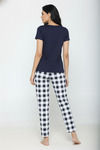 Zivame Farm Lore Knit Cotton Pyjama Set - Blackiris1 — thumbnail 3