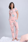 Zivame Farm Lore Knit Cotton Pyjama Set - Blossom — thumbnail 2
