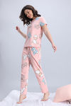Zivame Farm Lore Knit Cotton Pyjama Set - Blossom — thumbnail 3