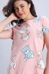 Zivame Farm Lore Knit Cotton Pyjama Set - Blossom — thumbnail 5