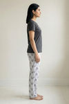 Zivame Knit Cotton Pyjama Set - Bright White — thumbnail 3