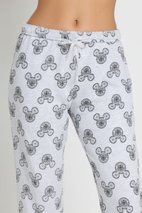 Zivame Knit Cotton Pyjama Set - Bright White — thumbnail 7