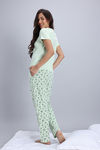 Zivame Knit Cotton Pyjama Set - Gleam — thumbnail 4