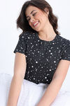 Zivame Knit Cotton Pyjama Set - Jet Black1 — thumbnail 5