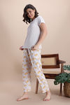 Zivame Farm Lore Knit Cotton Pyjama Set - Orchid Tint — thumbnail 2