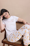 Zivame Farm Lore Knit Cotton Pyjama Set - Orchid Tint — thumbnail 4