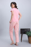 Zivame Farm Lore Knit Cotton Pyjama Set - Peony — thumbnail 4