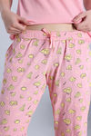 Zivame Farm Lore Knit Cotton Pyjama Set - Peony — thumbnail 7