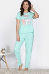 Zivame Farm Lore Knit Cotton Pyajama Sets - Yucca — thumbnail 2