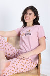 Zivame Farm Lore Knit Cotton Pyjama Set - Zephyr — thumbnail 4