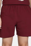 Zivame Knit Cotton Short Set - Pomegranate — thumbnail 6