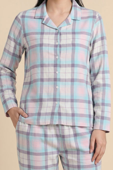 Zivame Flannel Woven Pyjama Set - Carinaria — image 4