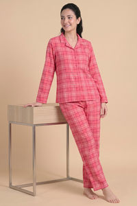 Zivame Flannel Woven Pyjama Set - Confetti — thumbnail 1