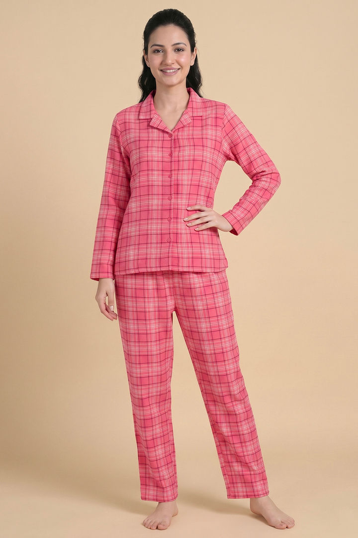 Zivame Flannel Woven Pyjama Set - Confetti — image 2