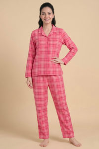 Zivame Flannel Woven Pyjama Set - Confetti — thumbnail 2