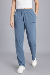 Zivame Knit Cotton Loungewear Bottom - Bluefin — thumbnail 3