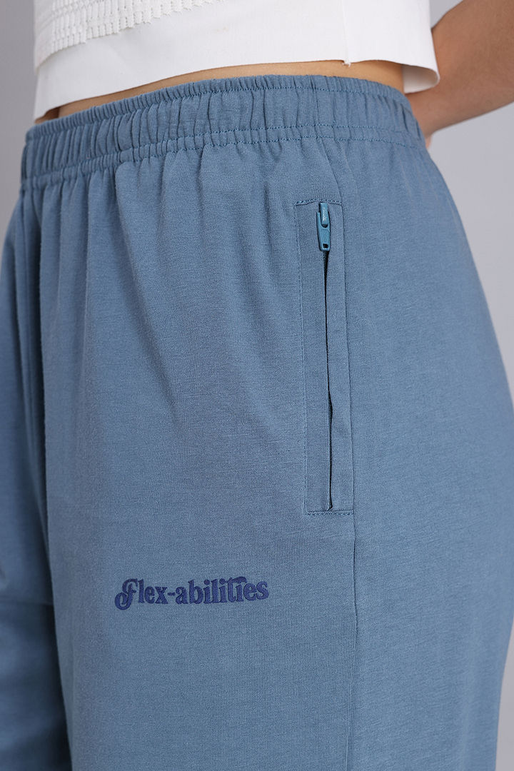Zivame Knit Cotton Lifewear Bottom - Bluefin — image 7