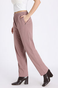 Zivame Knit Cotton Loungewear Bottom - Fawn — thumbnail 2
