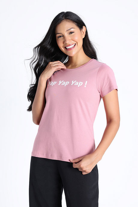 Zivame Knit Cotton Loungewear Top - Foxglove — image 2