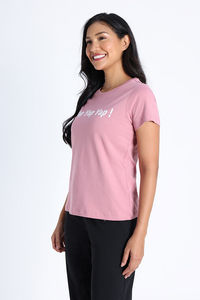 Zivame Knit Cotton Loungewear Top - Foxglove — thumbnail 3