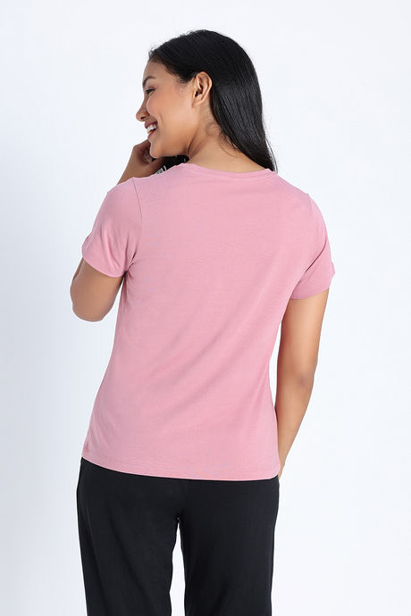 Zivame Knit Cotton Loungewear Top - Foxglove — image 4