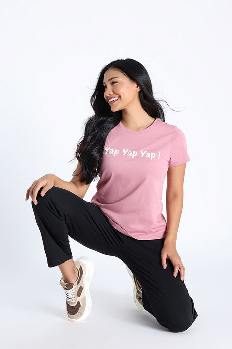 Zivame Knit Cotton Loungewear Top - Foxglove — image 5