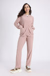 Zivame 2 Mile Fashion Knit Cotton Loungewear Set - Fawn — thumbnail 3
