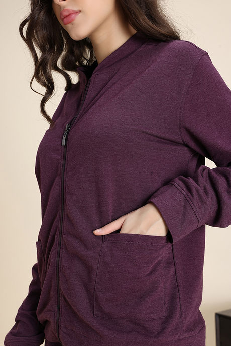 Zivame 2 Mile Fashion Knit Cotton Loungewear Set - Fig — image 10
