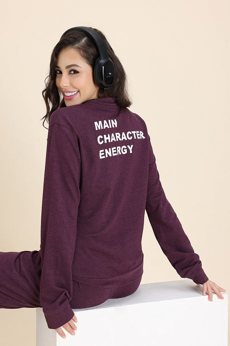 Zivame 2 Mile Fashion Knit Cotton Loungewear Set - Fig — image 13
