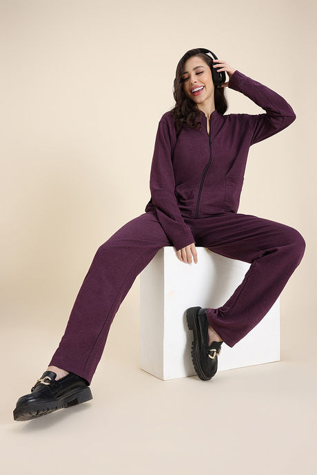 Zivame 2 Mile Fashion Knit Cotton Loungewear Set - Fig — image 14