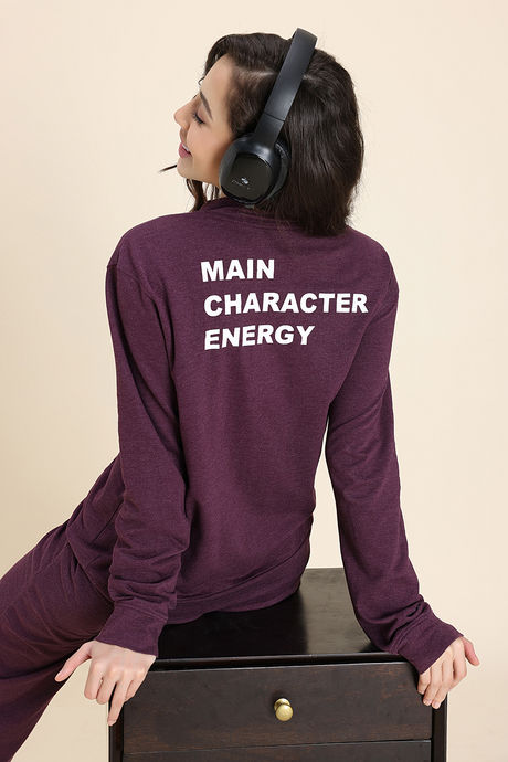 Zivame 2 Mile Fashion Knit Cotton Loungewear Set - Fig — image 3