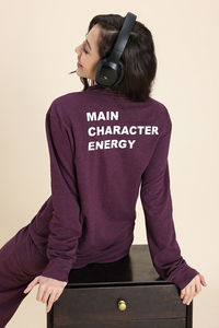 Zivame 2 Mile Fashion Knit Cotton Loungewear Set - Fig — thumbnail 3