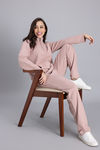 Zivame 2 Mile Fashion Knit Cotton Loungewear Jacket - Fawn — thumbnail 5