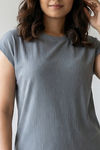 Zivame Knit Cotton Loungewear Set - Monument — thumbnail 5