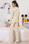 Zivame X Disney Donald Duck Knit Cotton Pyjama Set - Yellow N Print — thumbnail 3