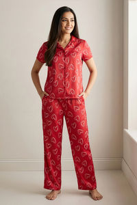 Zivame Satin Pyjama Set - Samba — thumbnail 5