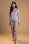 Zivame Satin Pyjama Set - Drizzle — thumbnail 2