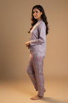 Zivame Satin Pyjama Set - Drizzle — thumbnail 3